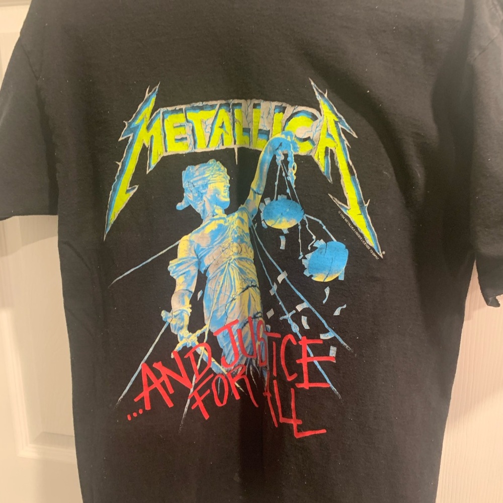Metallica 1994 …And Justice For All Rare Vintage Grail T-shirt